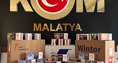 Malatya'da 74 bin 400 adet kaçak makaron yakalandı