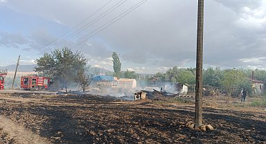 Malatya'da anız yangını