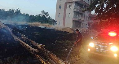 Malatya'da anız yangını