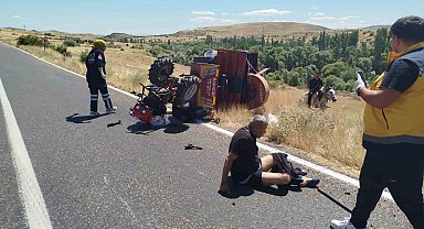 Malatya'da çapa motoru devrildi: 1 ölü, 1 ağır yaralı