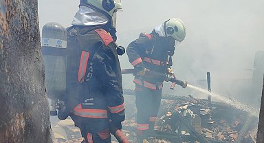 Malatya'da çatı yangını