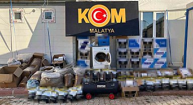Malatya'da kaçakçılık operasyonu