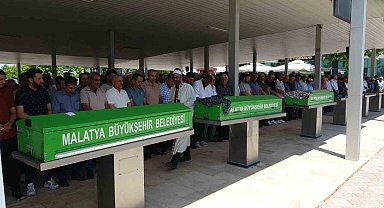 Malatya'da uykularında öldürülen anne, kızı ve torunu defin edildi