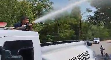 Muş'ta mezarlık yangını