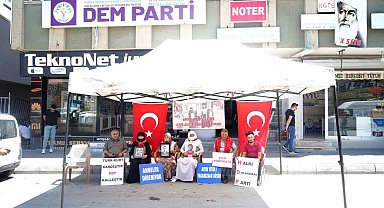 Muşlu annelerin evlat nöbeti kararlılıkla devam ediyor