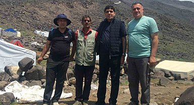 Rektör Alma, Ağrı Dağı'nda İncelemelerde Bulundu