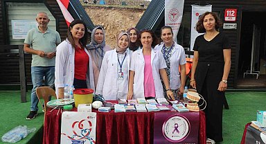 Sağlık ekipleri kansere karşı bilgilendirme çalışmalarını sürdürüyor