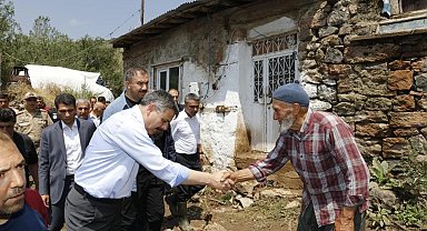 Selin vurduğu Pelitli Köyü'nde 15 ev zarar gördü