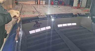 Sıfır aldığı araç eksperde boyalı çıktı