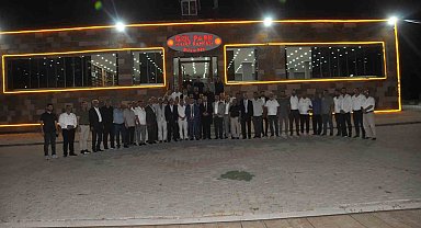 Tayini çıkan Kaymakam Oğuzhan Ocak için veda yemeği