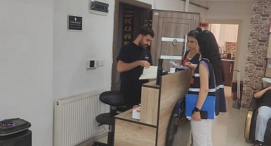 Tunceli'de berber, kuaför ve güzellik merkezleri denetlendi