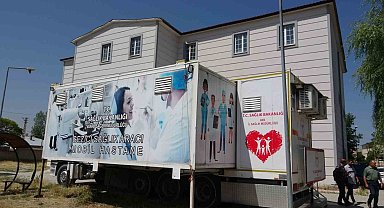 Van'da mobil tırla mahalle mahalle kanser taraması yapılıyor