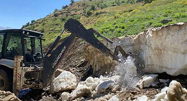 Van'da Temmuz sonunda karla mücadele