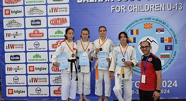 Vanlı judocular Makedonya'dan şampiyonlukla döndüler