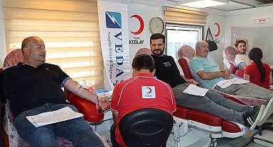 VEDAŞ personelinde kan bağışı