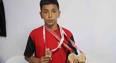 12 yaşındaki Ağrılı sporcu, 3. Türkiye şampiyonluğuna ulaştı