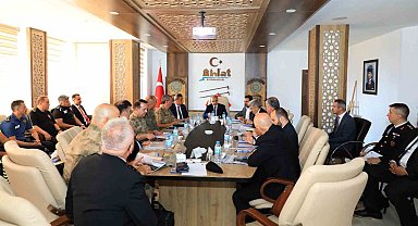 Bakan Yardımcısı Aktaş başkanlığında güvenlik toplantısı yapıldı
