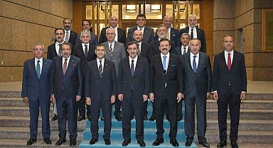 Cumhurbaşkanı Yardımcısı Yılmaz, TOBB yönetim kurulu istişare toplantısına katıldı