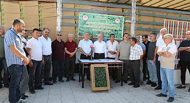 Elazığ'da 42 üreticiye fide dağıtıldı