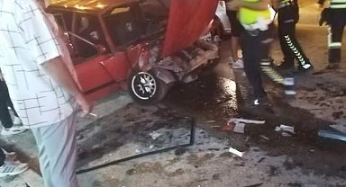 Elazığ'da Tofaş ile midibüs çarpıştı: 3 yaralı