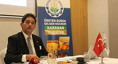 Erzurum Borsası Başkanı Hakan Oral hizmetlerini basına anlattı