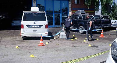 Erzurum'da iş yerine kurşun yağmuru