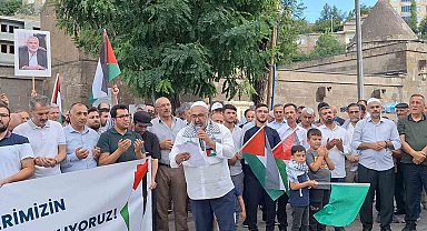 Hamas lideri İsmail Haniye için Bitlis'te gıyabi cenaze namazı kılındı