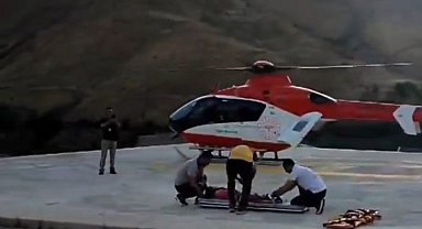 Helikopter ambulans 4 yaşındaki çocuk için havalandı