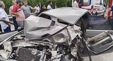 Iğdır'da trafik kazası: İki kişi yaralandı