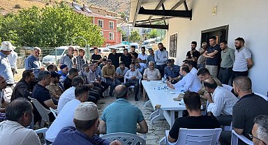 İliç Kaymakamı Dinçer, vatandaşlarla bir araya geldi