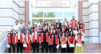 İliç maden sahasında yaraları saran personellere başarı belgesi verildi