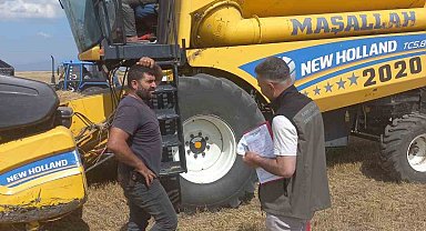 Kars'ta hububat hasadı başladı