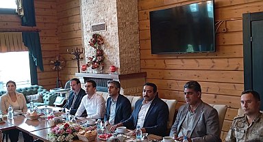 Kaymakam Aslantatar, Başkan Kılıç muhtarlarla buluştu