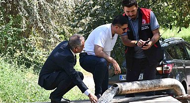 Kaymakam Aydın, 'Aralık Millet Bahçesi'nde incelemelerde bulundu