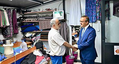 Konteyner esnafları sorunlarını Vali Yavuz'a iletti