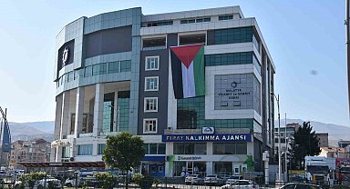 Malatya TSO, Oda binasına Filistin Bayrağı astı