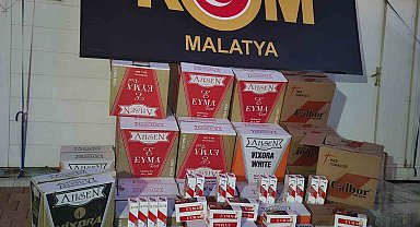 Malatya'da 408 bin adet gümrük kaçağı makaron ele geçirildi