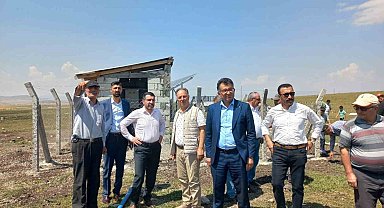 Milletvekili Çalkın, sondaj ve güneş enerji sistemini yerinde gördü