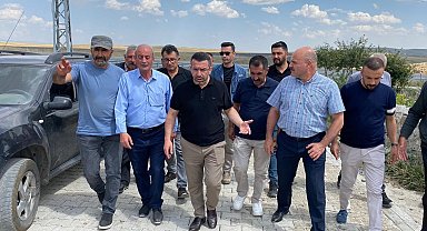 Milletvekili Çalkın, Susuz'da incelemelerde bulundu