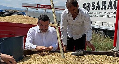 Milletvekili Çalkın, TMO alımlarını yerinde inceledi