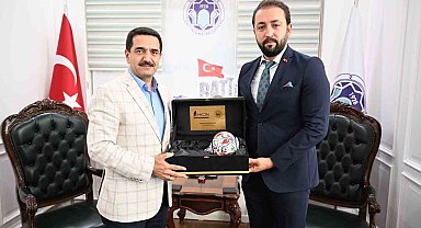 MİMDER Başkanı Bülbüloğlu, Başkan Taşkın ile bir araya geldi