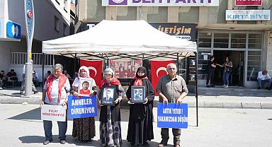 Muşlu ailelerin evlat nöbeti devam ediyor