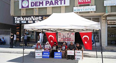 Muşlu ailelerin evlat nöbeti kararlılıkla devam ediyor