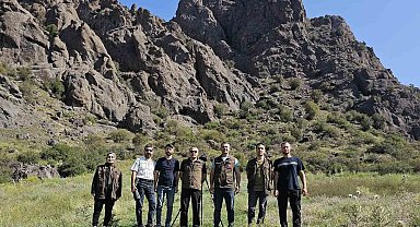 Oltu'da yaban keçileri sayıldı