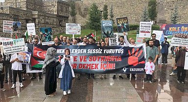 Sağlık çalışanlarının Filistin'de destek, İsrail'e protesto yürüyüşleri devam ediyor