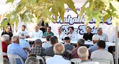 Taşkın, Başharık Mahallesi'nde vatandaşlarla bir araya geldi