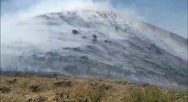 Tunceli'de otluk alanda yangın