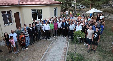 Vali Aydoğdu, Ergan köyü sakinleriyle bir araya geldi