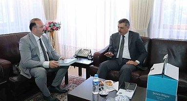 Vali Çiftçi'den Rektör'e Hacımüftüoğlu'na iade-i ziyaret