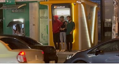 Van'da serinleten yağmur